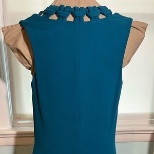 Diane Von Furstenberg Teal dress.